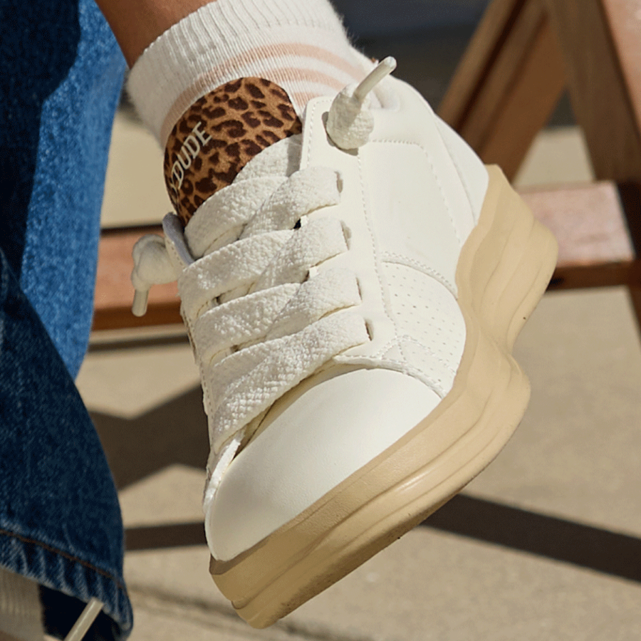 Karina Duo Classic - Egret/Leopard Multi - Image 2