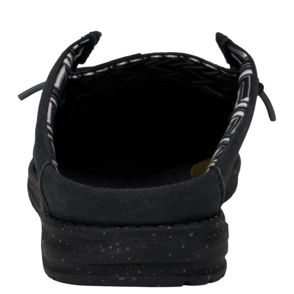 Wally Slip Stretch Canvas - Black/Black