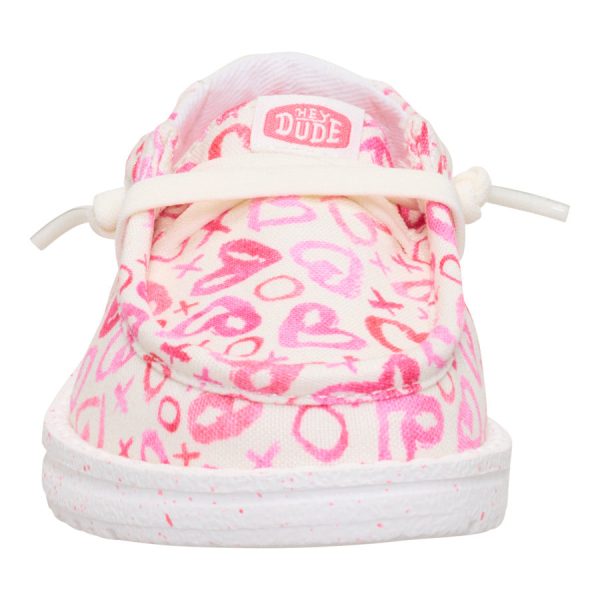 Wendy Toddler Galentines Day - Pink/White