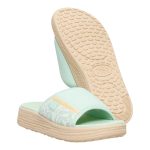 Tide Espadrille Slide - Celadon Green/Multi