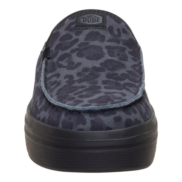 Austin Lift Suede Animal - Black Leopard