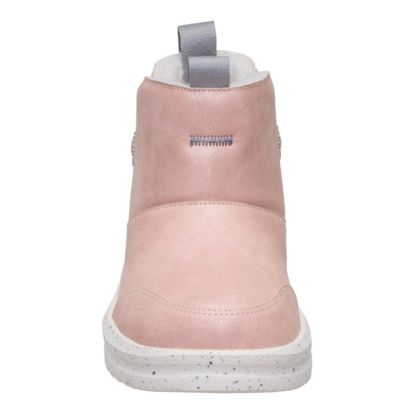 Camden Bow Boot Youth Cozy - Sparkle Pink