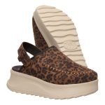 Delray Clog Suede - Brown Leopard