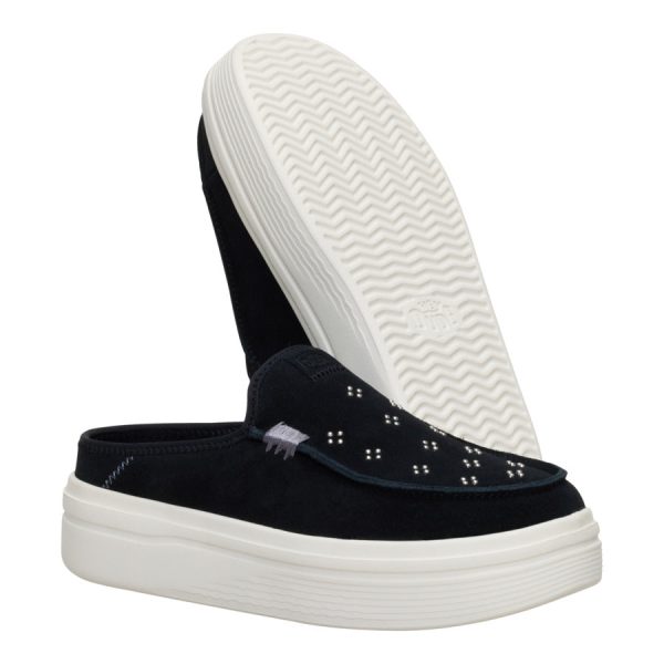Austin Lift Suede Stud - Black